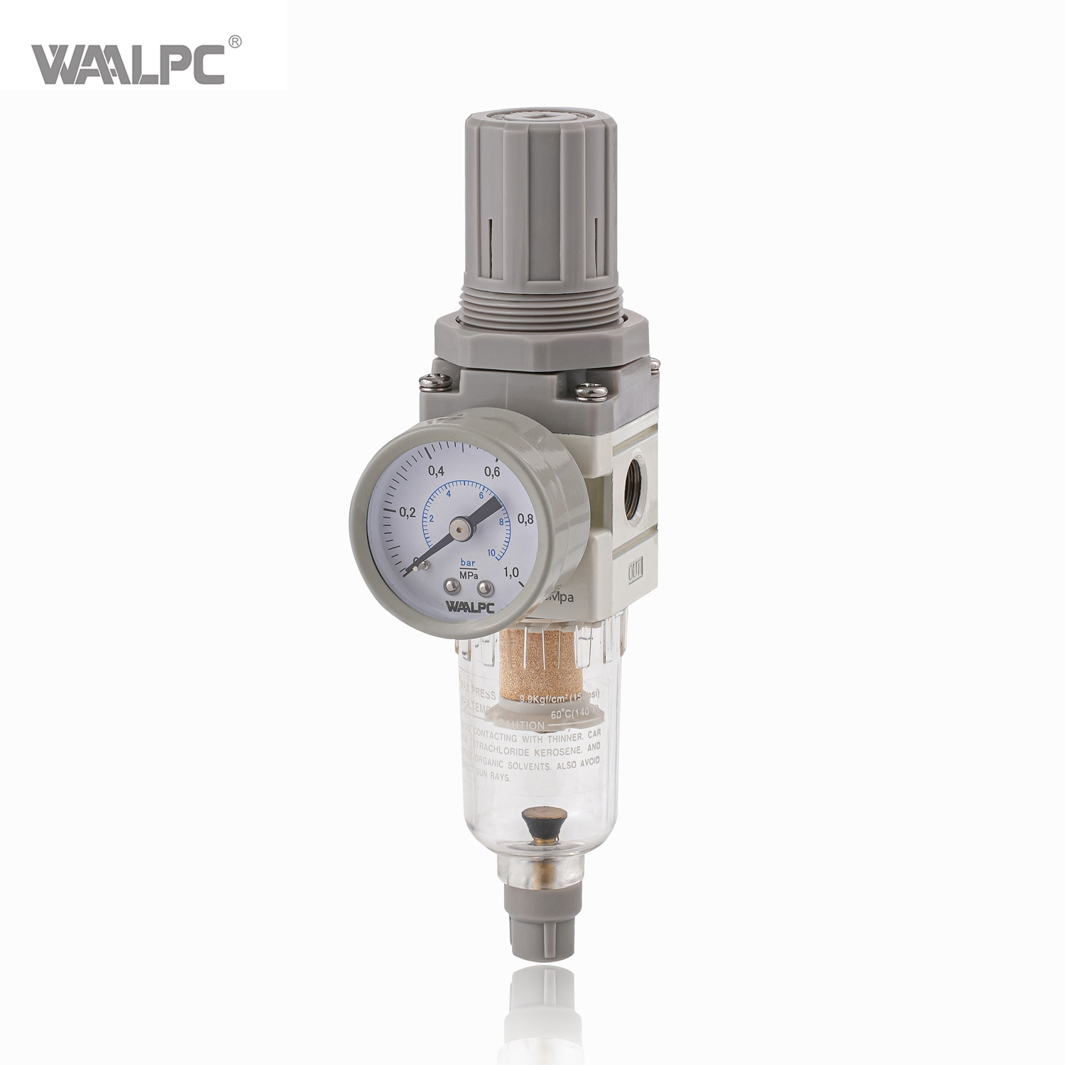 Air Filter Regulator Pressure Reducing Valve with Gauge for Mechanical Equipment AW2000 White SMC 1/8'' 1/4'' 